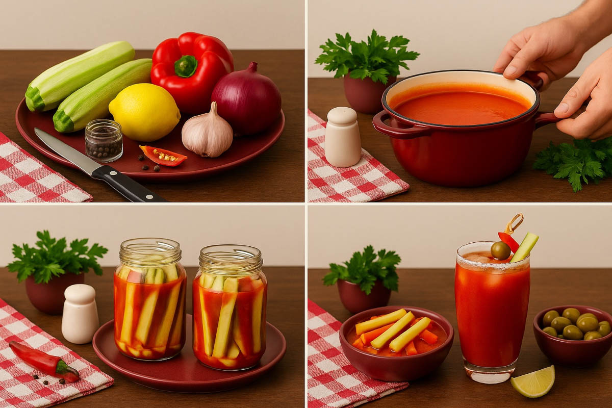 маринованные кабачки в банке